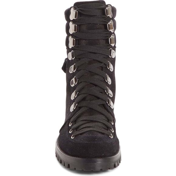 Christian Louboutin Who Runs Flat Crosta Star Black Combat Ankle Boots 35 - Picture 6 of 11